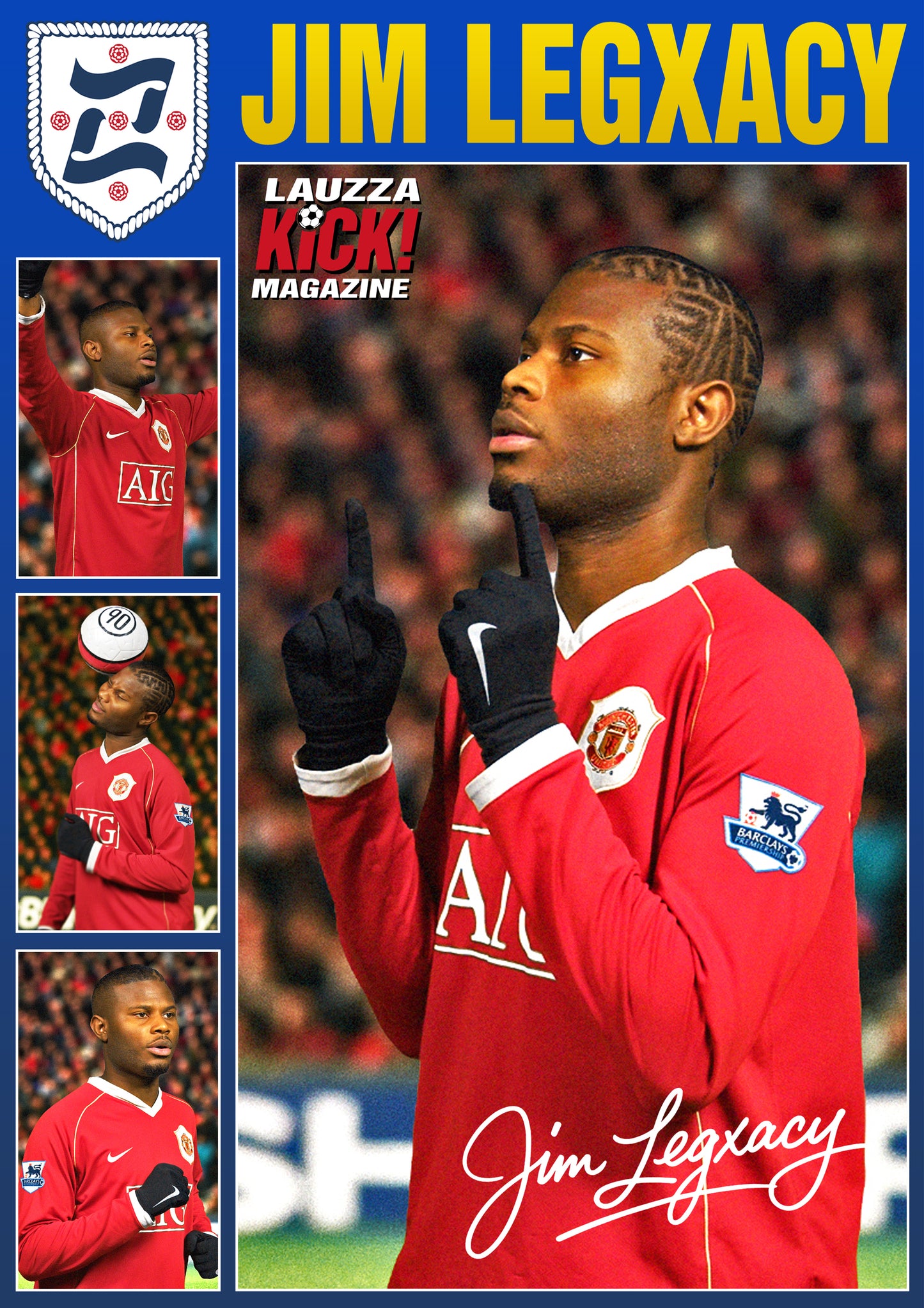 Jim Legxacy '06 wayne rooney' Football Poster