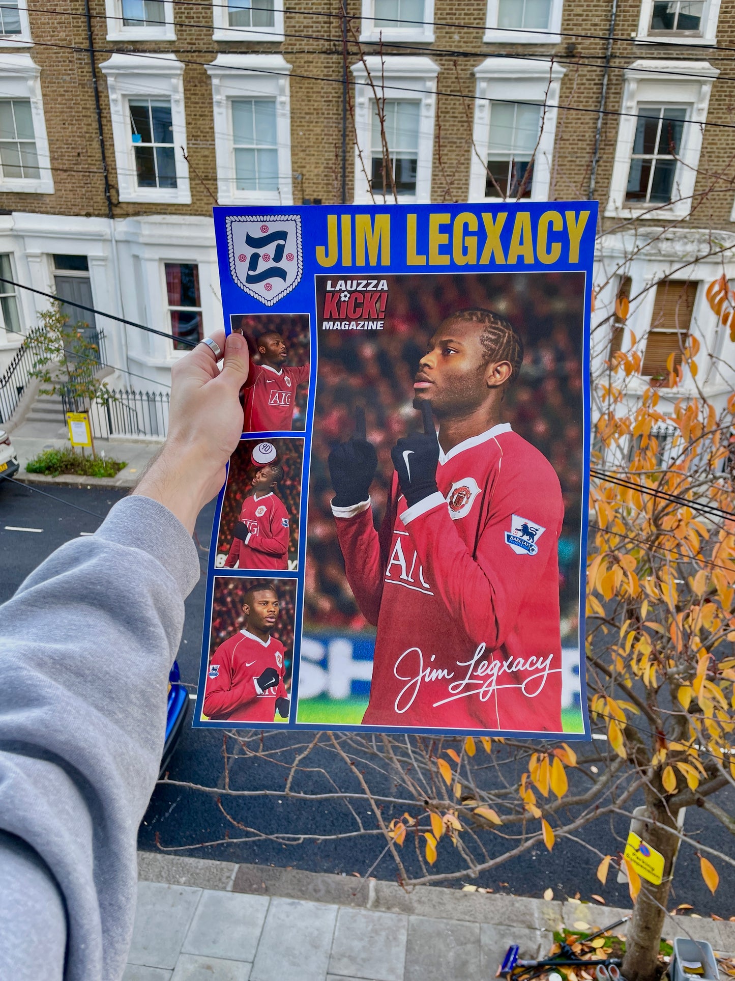 Jim Legxacy '06 wayne rooney' Football Poster